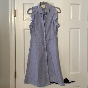 Kate Spade striped sleeveless dress. In great condition. Size 6